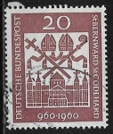 Stamps Germany -  Millenary of Bishops St. Bernward & St. Godehard, Hildesheim