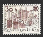 Stamps : Europe : Czechoslovakia :  1265 - CL Años de la 1ª Fábrica Eléctrica