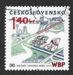 Stamps Czechoslovakia -  2112 - XXX Anversario de la Carrera Ciclista por la Paz