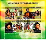 Stamps Guinea Bissau -  GRANDES EXPLORADORES