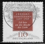 Stamps Germany -  300th Birth Anniversary of Gerhard Tersteegen (1697-1769)