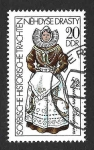 Stamps Germany -  1804 - Trajes Tradicionales Sorabos DDR