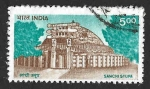 Stamps India -  1482 - Gran Estupa de Sanchi