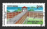 Stamps India -  1663 - Prisión Cecular de Port - Blair. Isla de Andamán del Sur