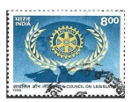 Stamps Asia - India -  1666 - Reunión del Consejo del Rotary International sobre Legislación