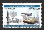 Stamps Asia - India -  1733 - XL Aniversario de la Organización para el Desarrollo e Investigación en Defensa