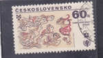 Stamps Czechoslovakia -  Karel Svolinský