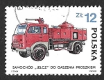 Stamps Poland -  2666 - Vehículo de Bomberos