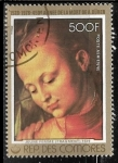 Stamps Comoros -  Retrato de una joven