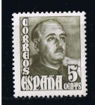 Stamps Spain -  Edifil  nº  1020  General Franco