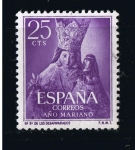 Stamps Spain -  Edifil  nº  1134  Año Mariano  Ntra.  Sra. de los Desamparados  Valencia