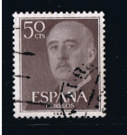 Stamps Spain -  Edifil  nº  1149  General Franco  distinti color