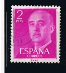 Stamps Spain -  Edifil  nº  1158   General Franco