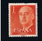 Stamps Spain -  Edifil  nº  1290  General Franco