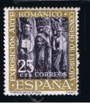 Stamps Spain -  Edifil  1365  VII Exposición del Consejo de Europa Arte Románico 