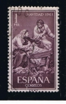 Stamps Spain -  Edifil  1400  Navidad  1961  