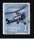 Stamps Spain -  Edifil  1401 L Aniver. de la Aviación Española  