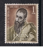 Stamps Spain -  Edifil  1493  XIX Cent. de la venida de San Pablo a España