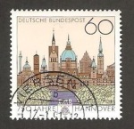 Stamps Germany -  750 anivº de la ciudad de hanovre