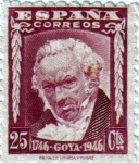 Stamps Spain -  II centenario del nacimiento de Goya