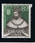 Stamps Spain -  Edifil  1522  LXXV Anive. de la Coronación de Nuestra Sra. de la Merced  