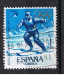 Stamps Spain -  Edifil  1619  Juegos Olímpicos de Innsbruck y Tokio  