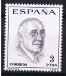 Stamps Spain -  Edifil  1759  Literatos españoles  Cente. de su nacimiento 