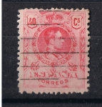 Stamps Spain -  Edifil  276  Alfonso   XIII  tipo medallón