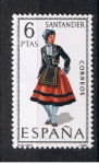 Stamps Spain -  Edifil  1954  Trajes típicos españoles  