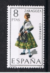 Stamps Spain -  Edifil  2018  Trajes típicos españoles  