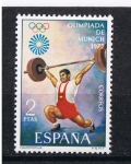 Stamps Spain -  Edifil  2099  XX   Juegos Olímpicos de Munich  