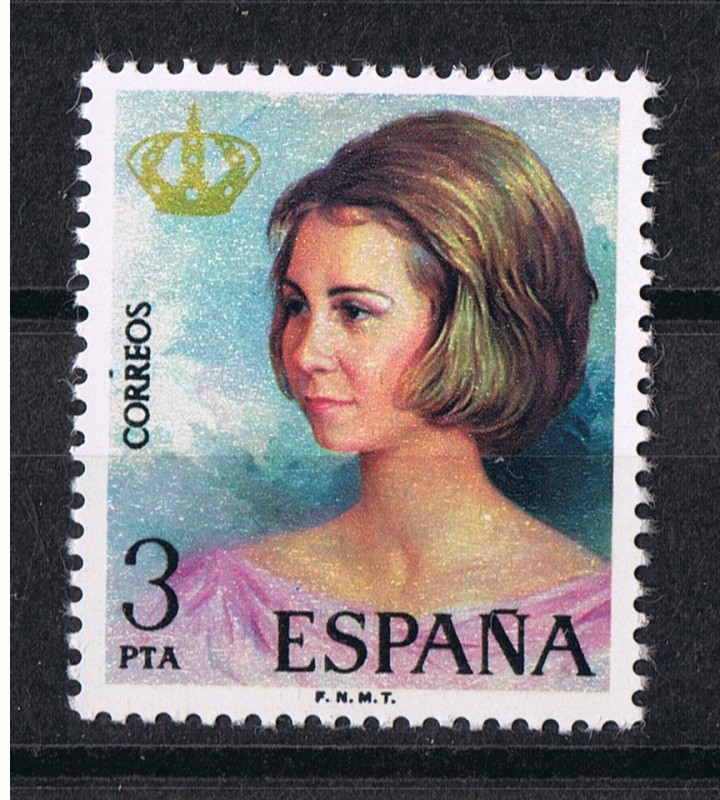 Edifil  2303  Don Juan Carlos I y Doña Sofía Reyes de España  