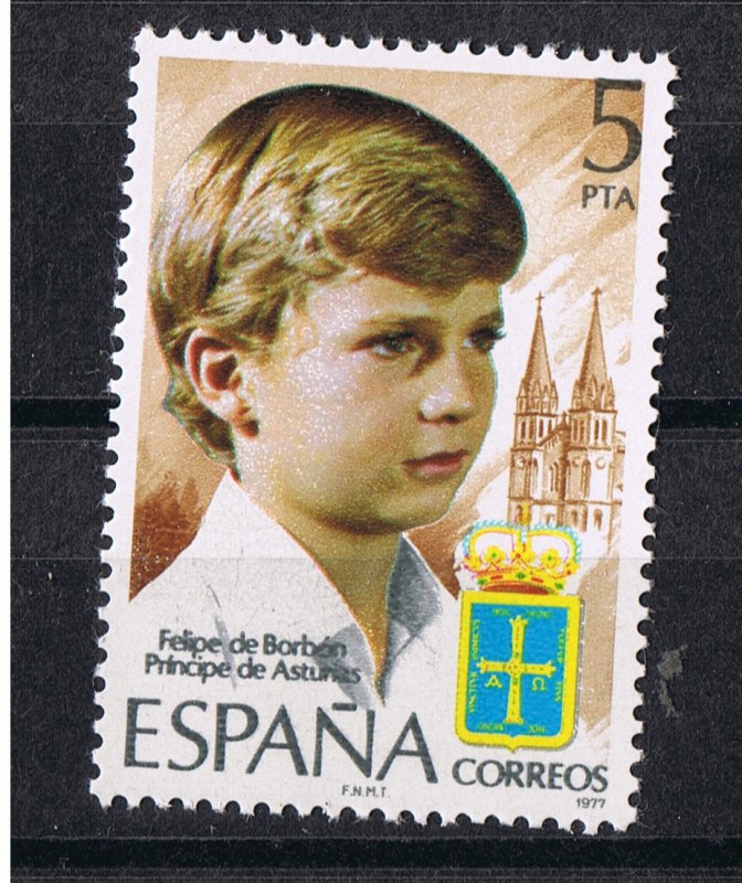 Edifil  2449  Felipe de Borbón, Príncipe de Asturias 