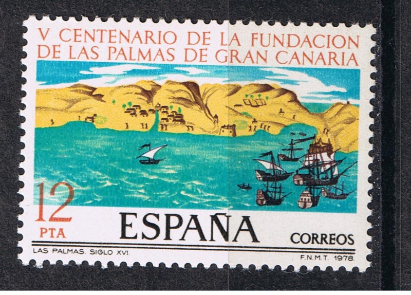 Edifil  2479  V Cent. de la Fundación de Las Palmas de Gran Canaria 