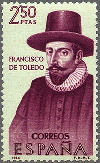 ESPAÑA 1964 1627 Sello Nuevo Forjadores de América Francisco de Toledo (1515-1581)