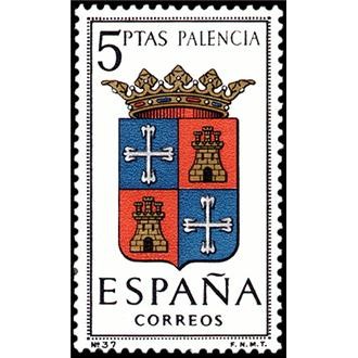 ESPAÑA 1965 1631 Sello Nuevo Serie Escudos Provincias Españolas Palencia