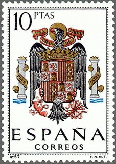 ESPAÑA 1966 1704 Sello **MNH Escudos de las Capitales de Provincias Españolas. España