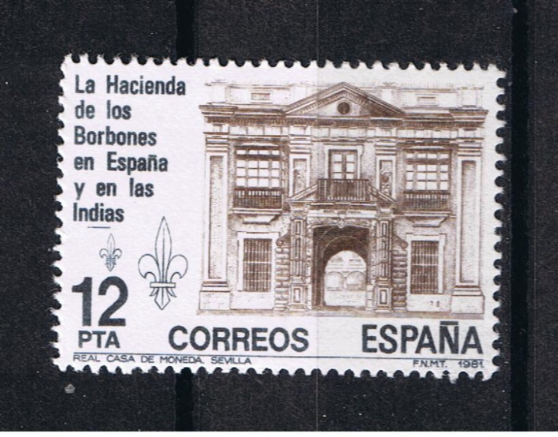 Edifil  264  La Hacienda de los Borbones en España y en las Indias  