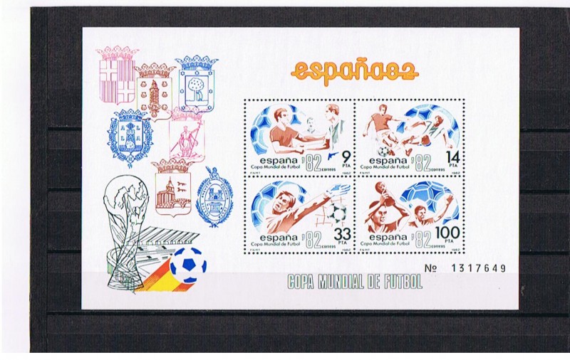 Edifil  2664  Copa Mundial de Fútbol, ESPAÑA¨82  