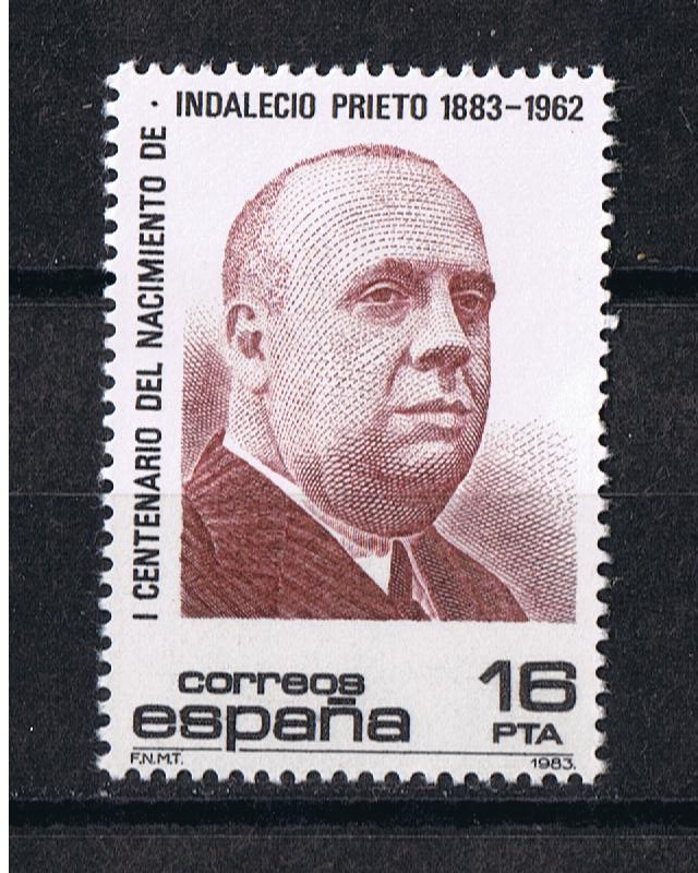 Edifil  2731  Cente. del nacimiento de Indalecio Prieto ( 1883 - 1962 )