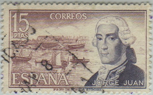 Personajes españoles-Jorge Juan-1974