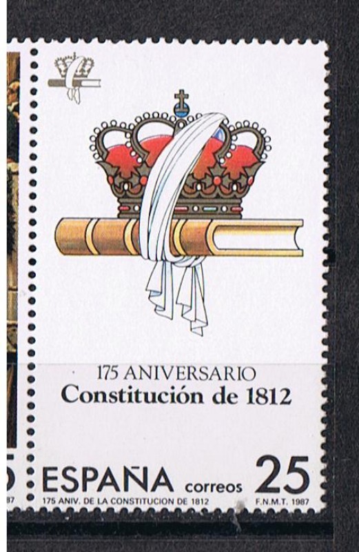 Edifil  2890  Aniversario de la Constitución de 1812 