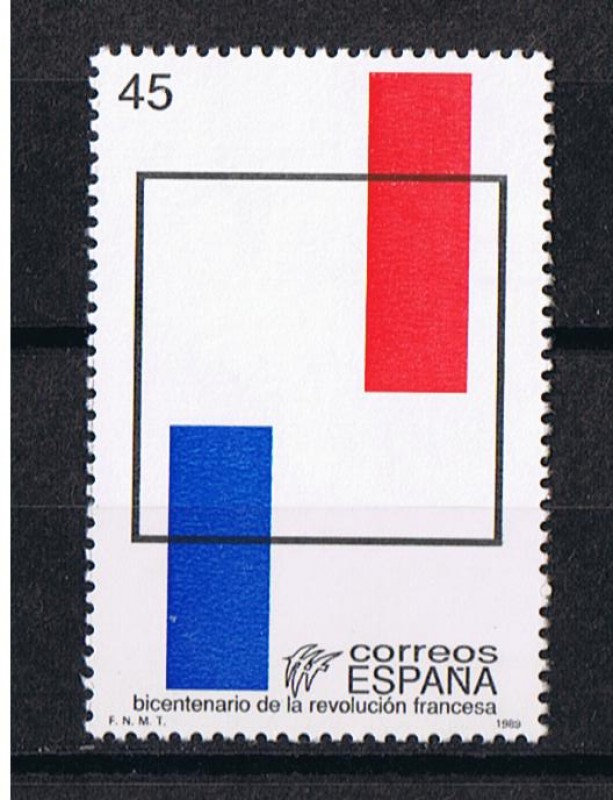 Edifil  2988  Bicentenario de la Revolución Francesa 