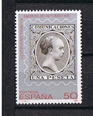 Edifil  3024  Centenario de la primera emisión de Alfonso XIII denominada del 