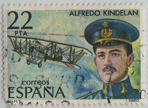 Pioneros de la aviación-Alfredo Kinderland-1980