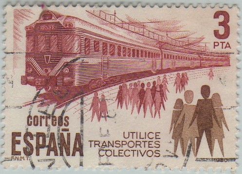 Utilice transportes colectivos-1980