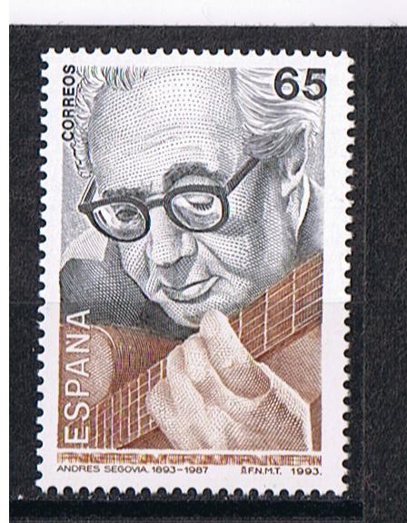 Edifil  3242  I Cente. del nacimiento de Andrés Segovia  ( 1893 - 1987 )