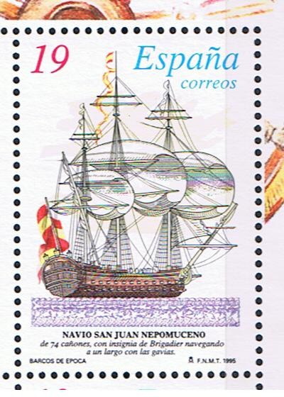 Edifil  3350   Barcos de Epoca  