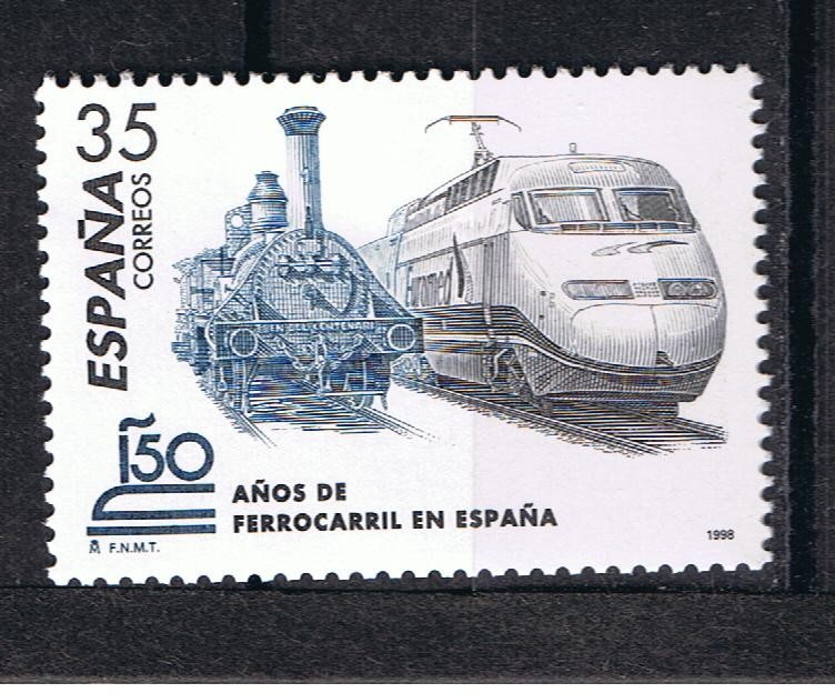 Edifil  3591  150 años del Ferrocarril en España.  