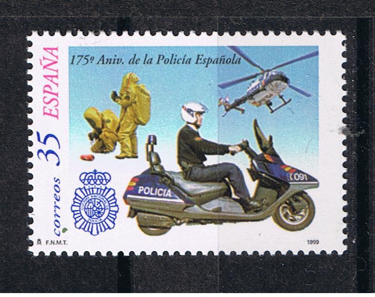 Edifil  3623  175 Aniver. de la policía española.  